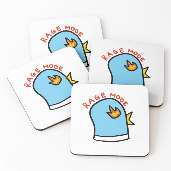 Item preview, Rage Mode blue pigeon  designed and sold by PineDoodles.