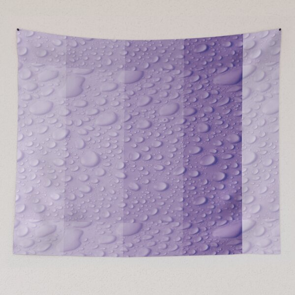 Item preview, Purple Gradient Water Drop Bubbles designed and sold by VicEllisArt.