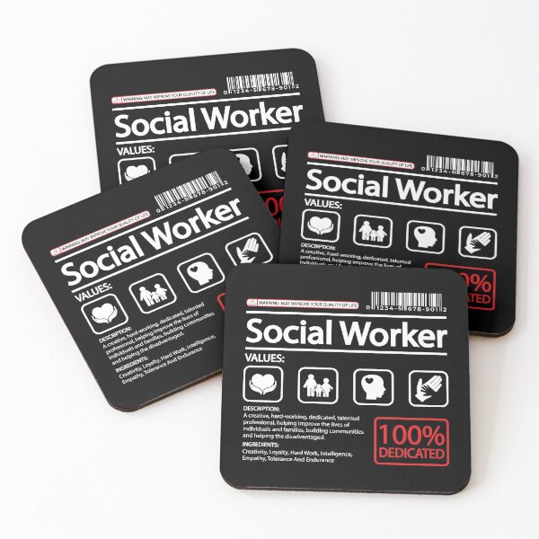 Item preview, Funny Social Worker Values Social Work  designed and sold by Rusty62.