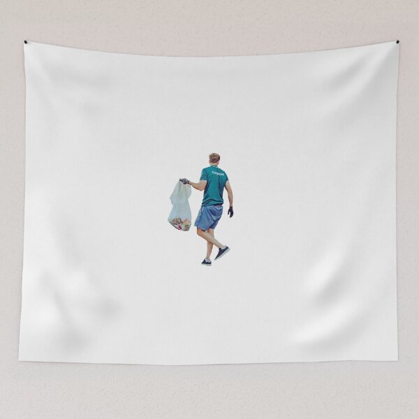 Item preview, Sebastian Vettel collecting garbage  designed and sold by classicdshop.