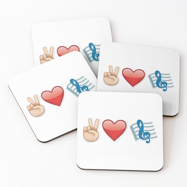 Item preview, Peace Love Music designed and sold by Martini-Four.