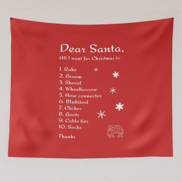 Item preview, Dear Santa - Keeper's Wish List designed and sold by GeoCreate.