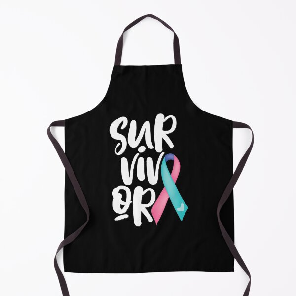 Item preview, Thyroid Cancer Survivor Blue Pink Awareness Ribbon designed and sold by GloriaStace.
