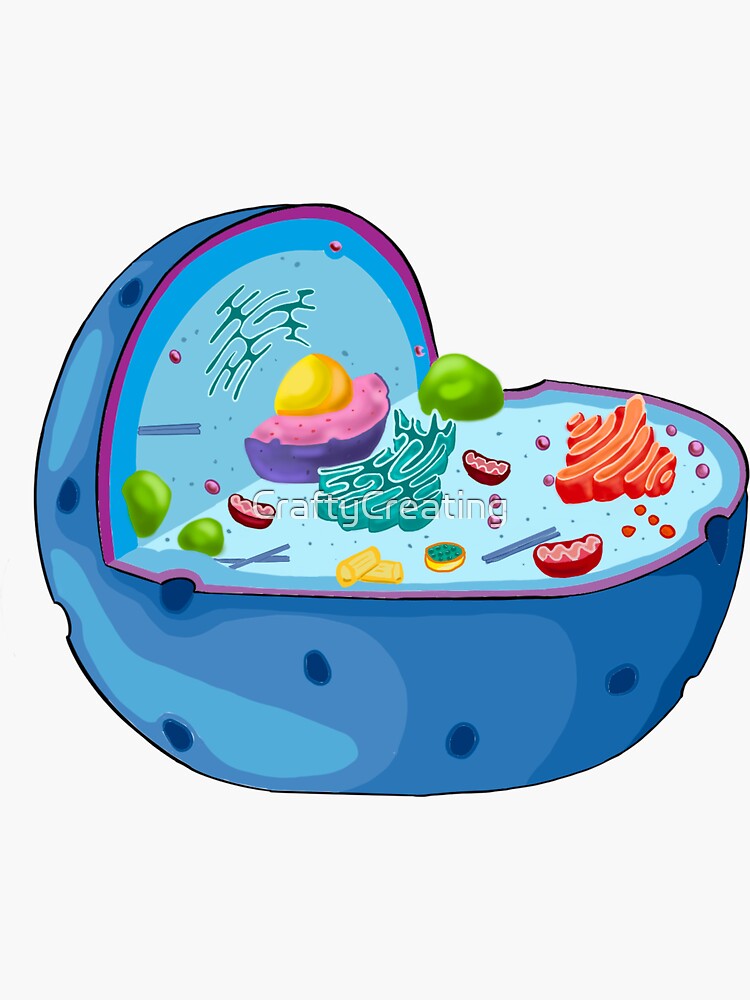 Animal cell Science Sticker | Sticker