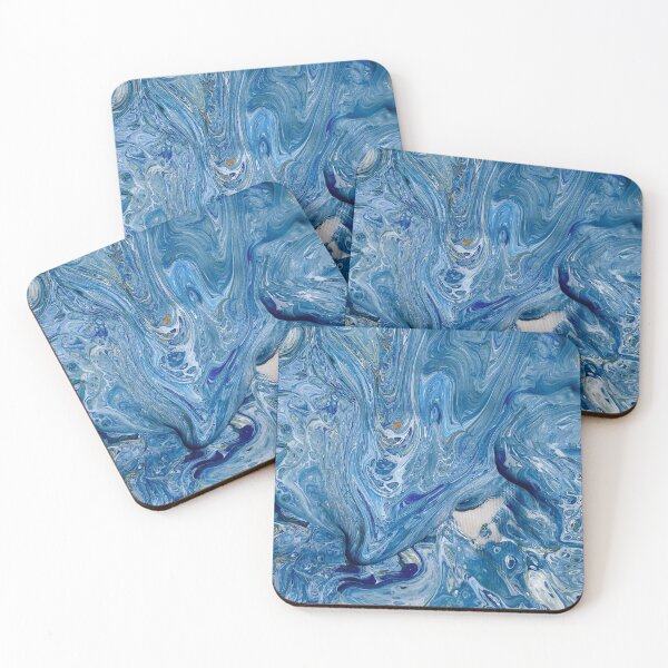 Item preview, Liquid Blue Abstract Photo designed and sold by Adelle Smith.