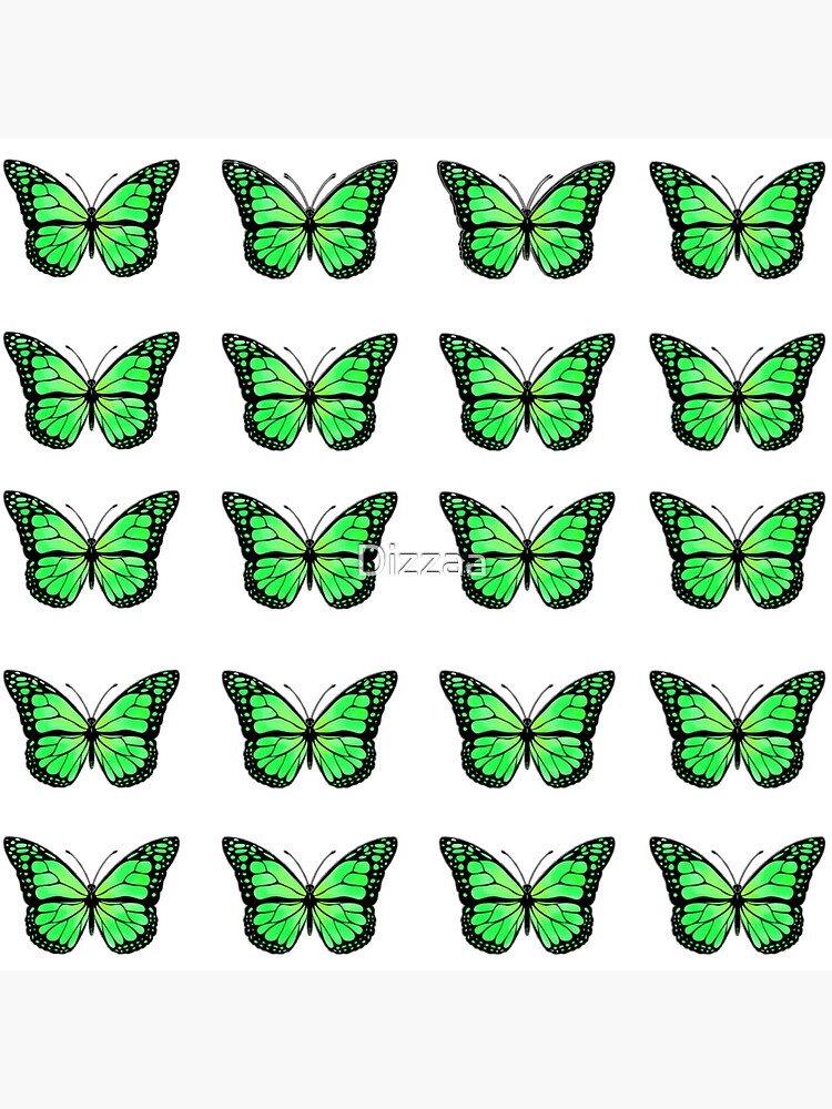 10 Papillons Décoratifs Vert Menthe - Les Bambetises