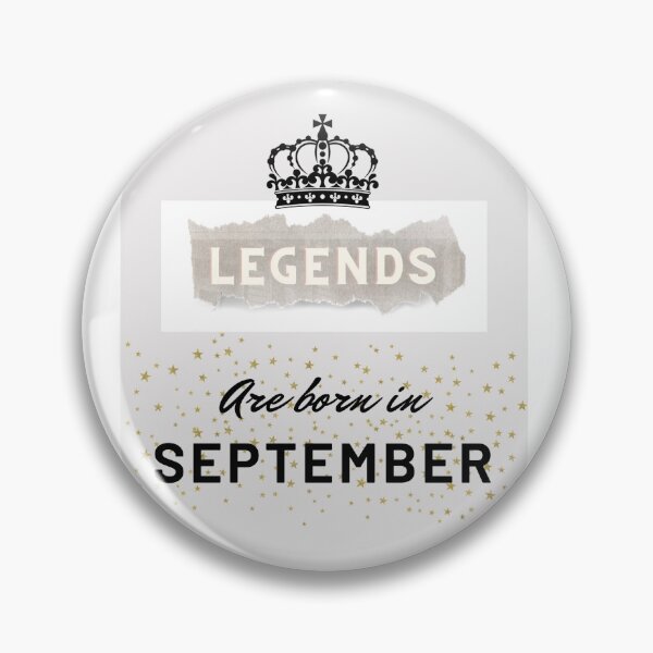 Item preview, Legends are born in September  designed and sold by Stationeryamore.