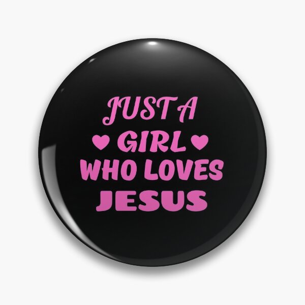 Artikelvorschau, Just A Girl Who Loves Jesus entworfen und verkauft von Prayingwarrior.