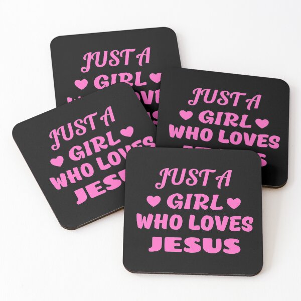 Item preview, Just A Girl Who Loves Jesus designed and sold by Prayingwarrior.