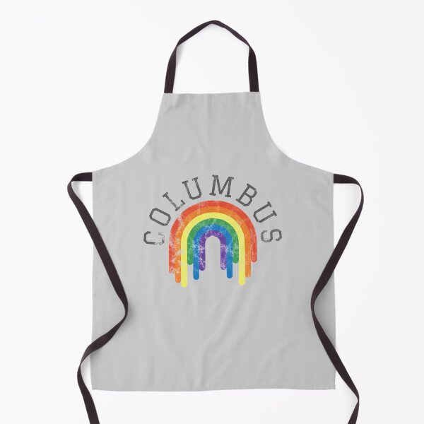 Item preview, Columbus Rainbow Vintage Look designed and sold by Redbeardapparel.