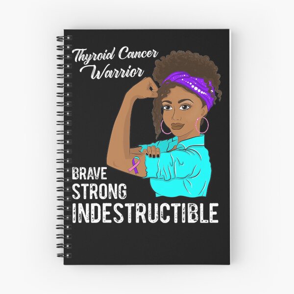 Item preview, Thyroid Cancer Warrior Black Girl Awareness designed and sold by GloriaStace.