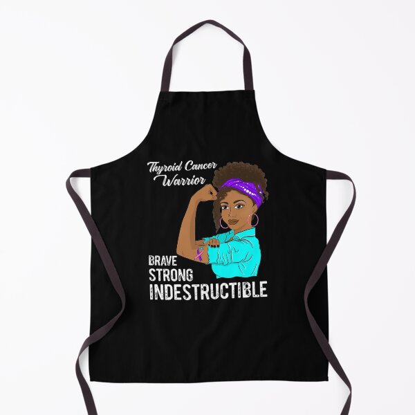 Item preview, Thyroid Cancer Warrior Black Girl Awareness designed and sold by GloriaStace.