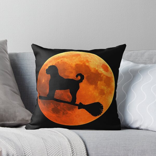 Item preview, Goldendoodle Dog Silhouette Moon Halloween designed and sold by alaechamlal.