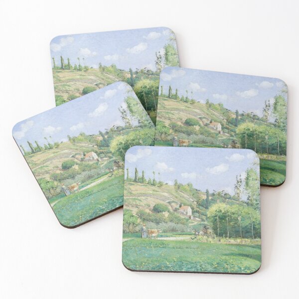 Item preview, Impressionist Art A Cowherd at Valhermeil, Auvers-sur-Oise (1874) by Camille Pissarro designed and sold by Designedbysm.