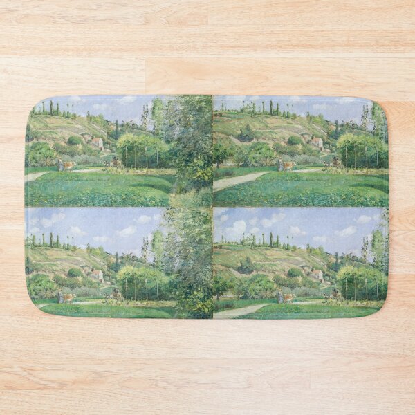 Item preview, Impressionist Art A Cowherd at Valhermeil, Auvers-sur-Oise (1874) by Camille Pissarro designed and sold by Designedbysm.