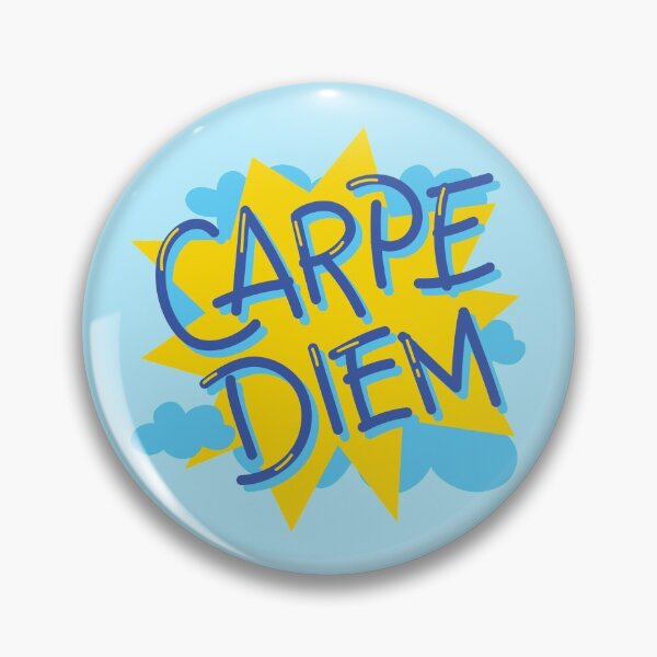 Item preview, carpe diem, motivational quote designed and sold by Noemii-exe.