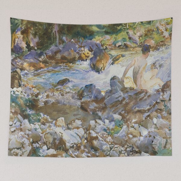 Item preview, John singer Sargent - Mountain Stream designed and sold by Vivanne-art.