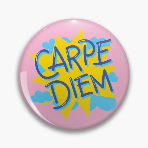 Item preview, carpe diem, motivational quote designed and sold by Noemii-exe.