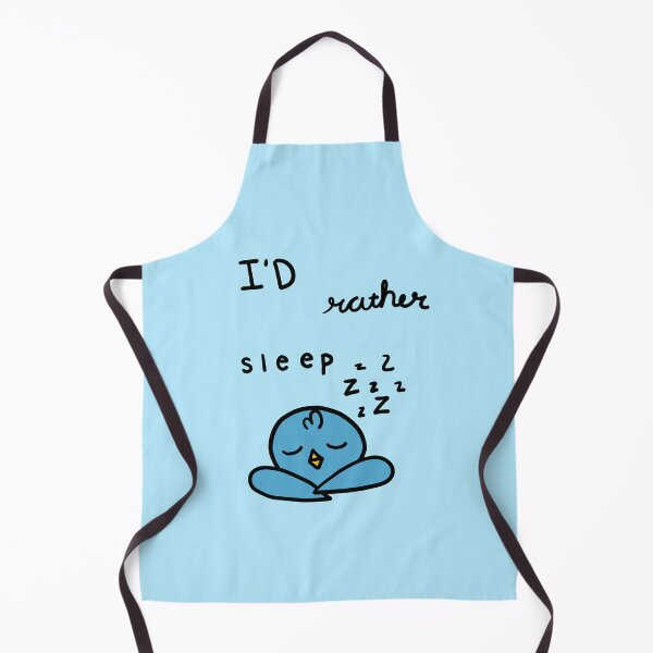 Item preview, I'd rather sleep blue bird designed and sold by PineDoodles.