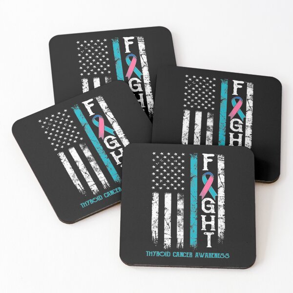 Item preview, Thyroid Cancer Warrior Us Flag designed and sold by GloriaStace.