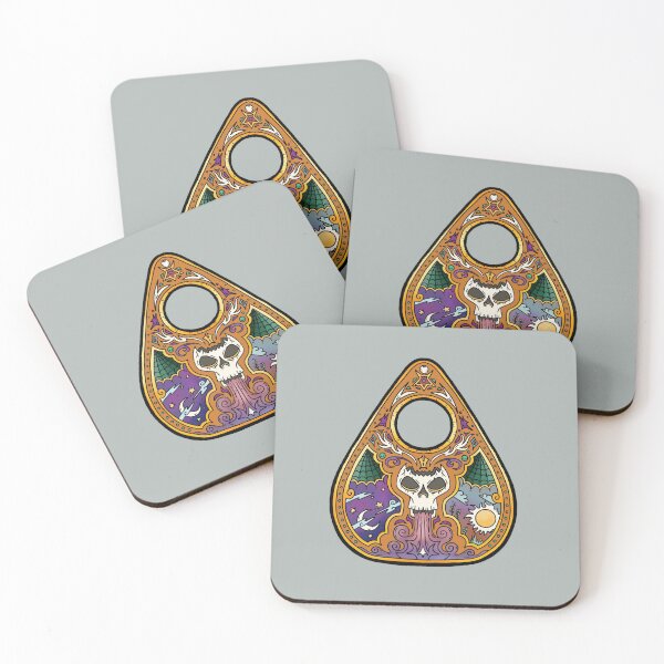 Item preview, The Cracked Skull Planchette  designed and sold by Katie Marshall.