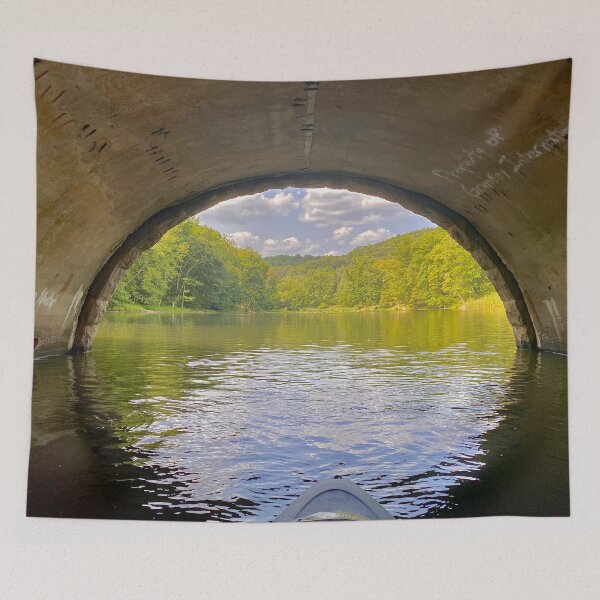 Item preview, Kayaking Through the Tunnel  designed and sold by Katherine Winner.