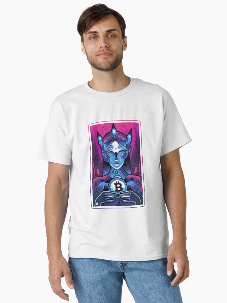 Thumbnail 1 of 7, Classic T-Shirt, Queen of Coins (Dark) designed and sold by minerstat.