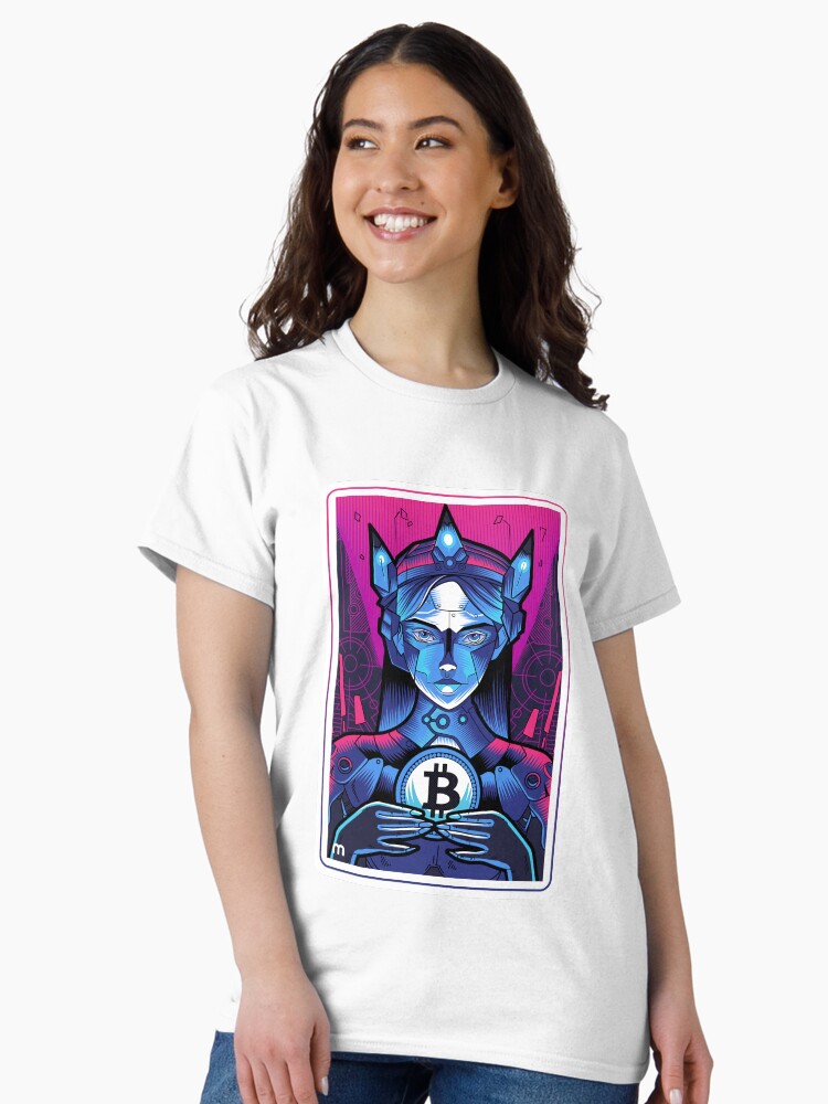 Thumbnail 2 of 7, Classic T-Shirt, Queen of Coins (Dark) designed and sold by minerstat.