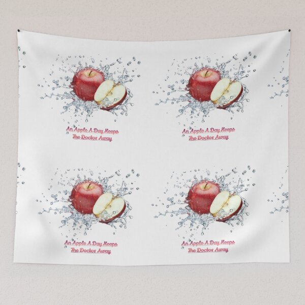 Item preview, fresh apple with water and text designed and sold by VIVEK KUMAR RAI.