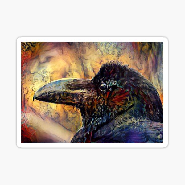 Redreaming Corvid Dreaming Sticker