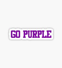 Color Wars- Go Purple Sticker