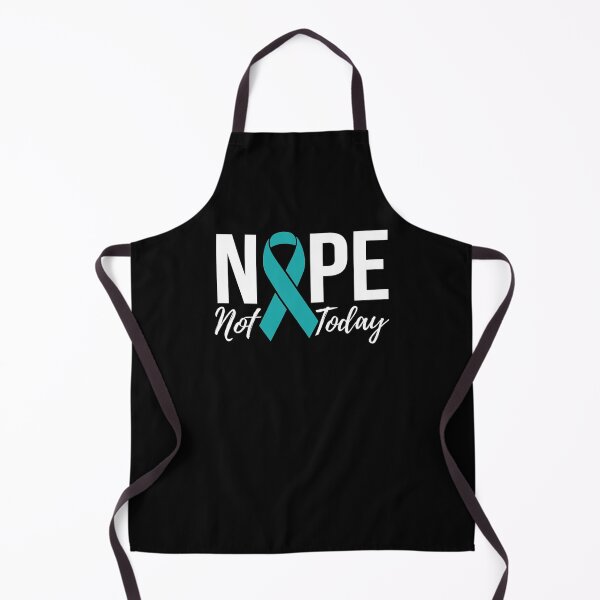 Item preview, Today Nope Not Ovarian Cancer Awareness Survivor Chemo designed and sold by GloriaStace.