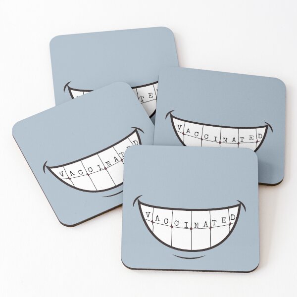 Item preview, I Am Vaccinated  Cartoon Smile designed and sold by Vimbuy.