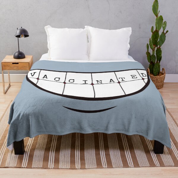 Item preview, I Am Vaccinated  Cartoon Smile designed and sold by Vimbuy.