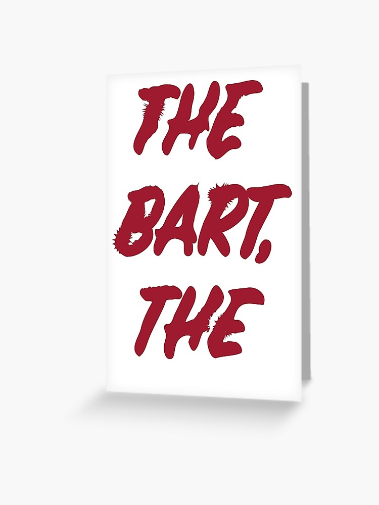 Sad Bart Greeting Card by Theo C