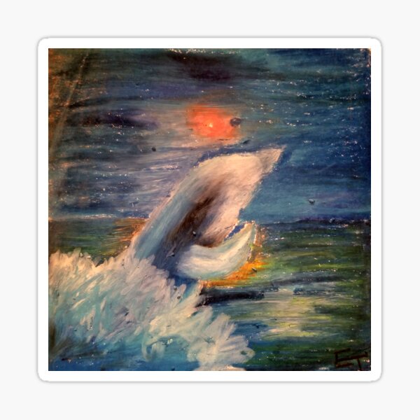 Dolphin Nights Sticker