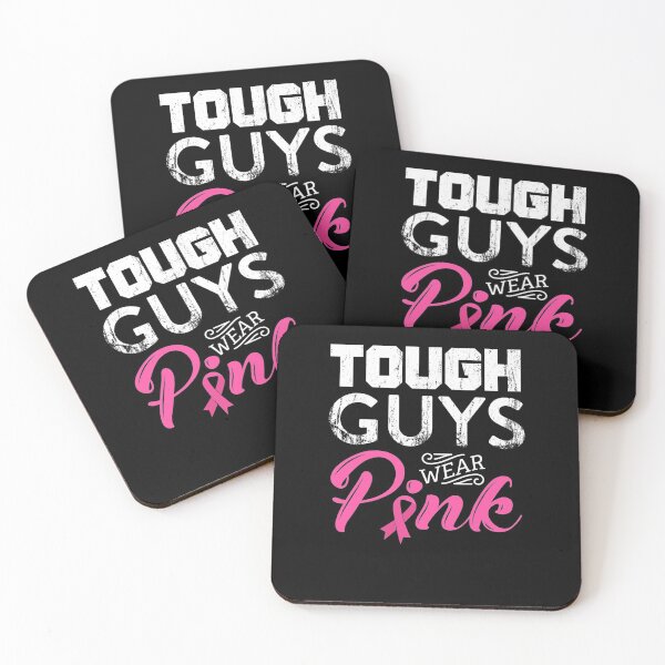 Artikelvorschau, Tough Guys Wear Pink Ribbon Brustkrebs-Aufklärungsmonat entworfen und verkauft von GloriaStace.