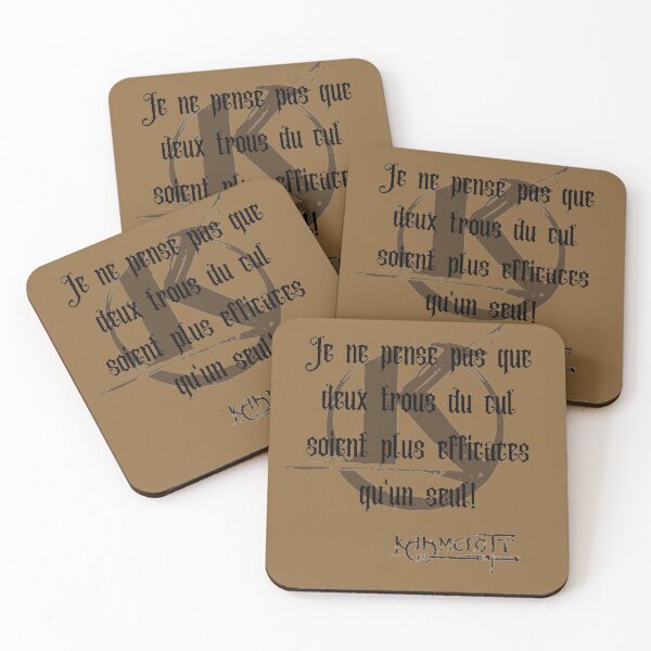 Item preview, Quote Kaamelott "2 assholes!" designed and sold by Amliink.