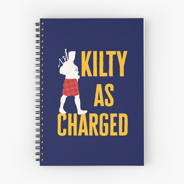 Item preview, Kilty As Charged Funny Scottish Kilt Kilts designed and sold by jaygo.