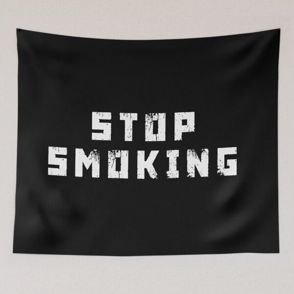 Item preview, Stop Smoking Vintage Text  designed and sold by cartyourchoice.