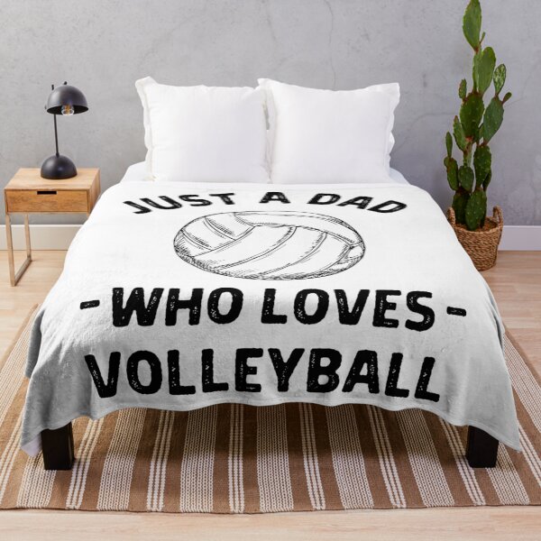 Item preview, Just a dad who loves volleyball designed and sold by TheGreenGoat.