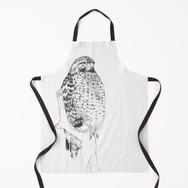 Item preview, Red-shouldered Hawk Drawing designed and sold by LauraWolfArtist.