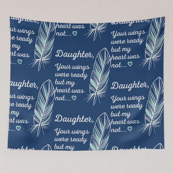 Item preview, Daughter Wings Were Ready By My Heart Not Memorial  designed and sold by VampireFreaks.