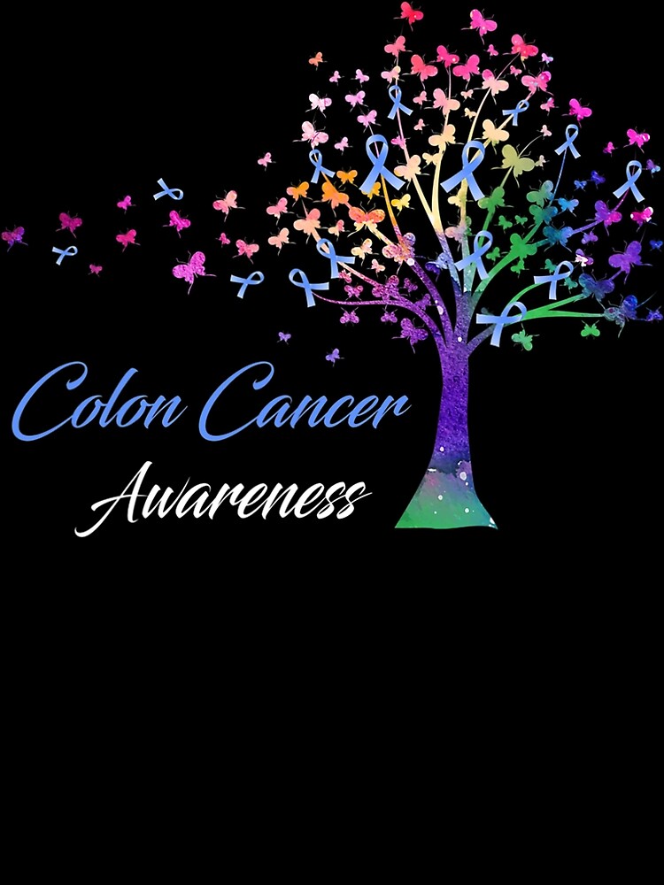 Colon Cancer Awareness Feather Flag with Dark Blue Ribbon