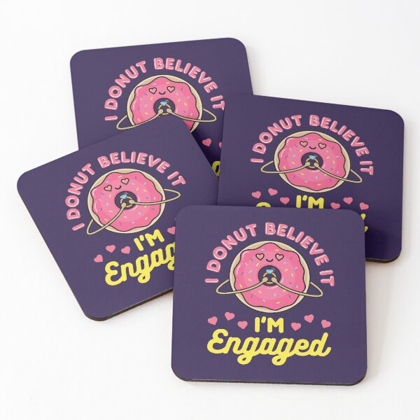 Item preview, I Donut Believe It I'm Engaged Cute Donut Engagement designed and sold by jaygo.