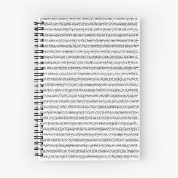 Item preview, Every Lyric From Take Me Home designed and sold by redmads21.