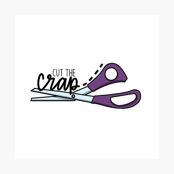Item preview, Cut the Crap Scissors  designed and sold by For Art Sake.