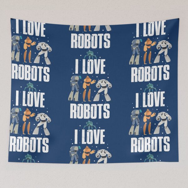 Item preview, I Love Robots  designed and sold by VampireFreaks.