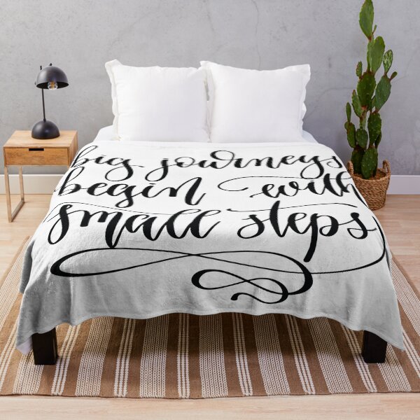 Item preview, Big Journeys Begin With Small Steps designed and sold by GoodVibesWX9.