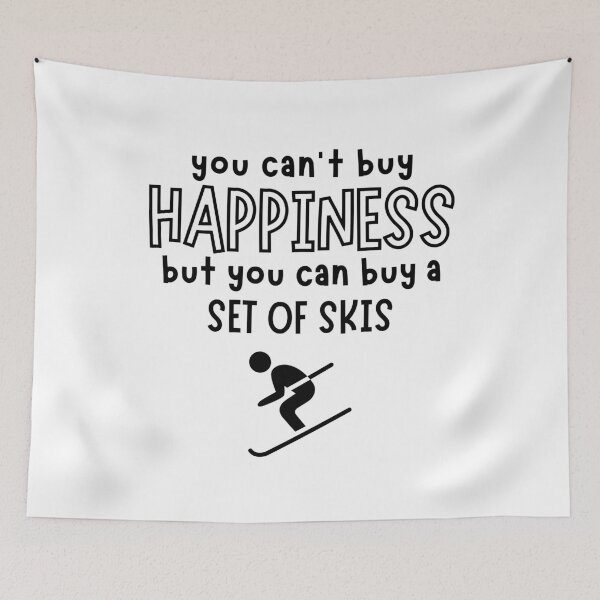 Item preview, You can't buy happiness but you can buy a set of skis designed and sold by TheGreenGoat.